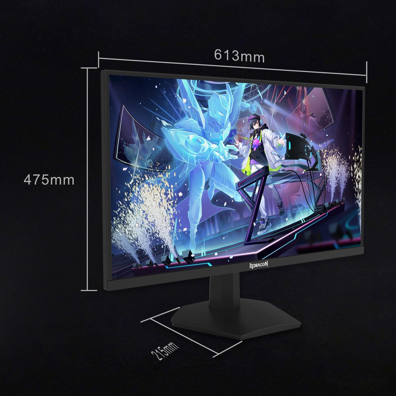 REDRAGON MIRROR-II GM27X5IPS 27 inch 180Hz IPS FHD Gaming Monitor REDRAGON MIRROR-II GM27X5IPS 27 inch 180Hz IPS FHD Gaming Monitor